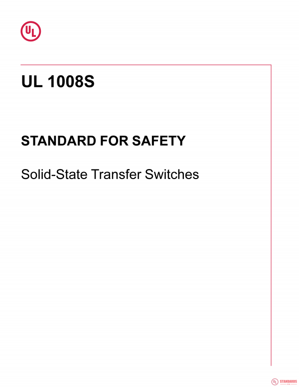UL 1008S PDF UL 1008S PDF